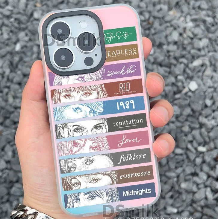 The Eras Tour Fan Merch for iPhone 15 14 13 12 Pro MaxSoft TPU Case with Lens Protection-9